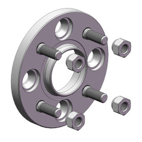 Проставки для вылета колес на Mazda 15 мм 4x108 dia 63,4 (STUD12x1.5)