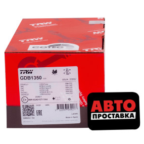 Тормозные колодки дисковые TRW GDB1350