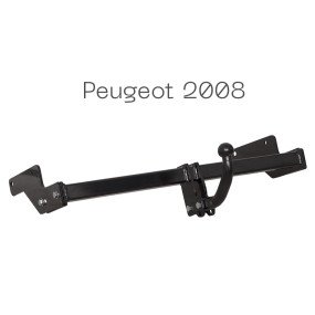 Фаркоп съемный на 2 болта - Peugeot 2008 2013-2019