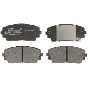 Тормозные колодки дисковые Delphi LP2296