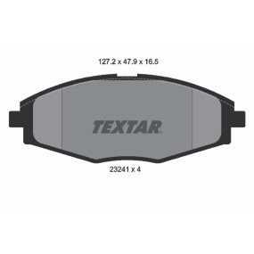 Тормозные колодки дисковые Textar 2324102
